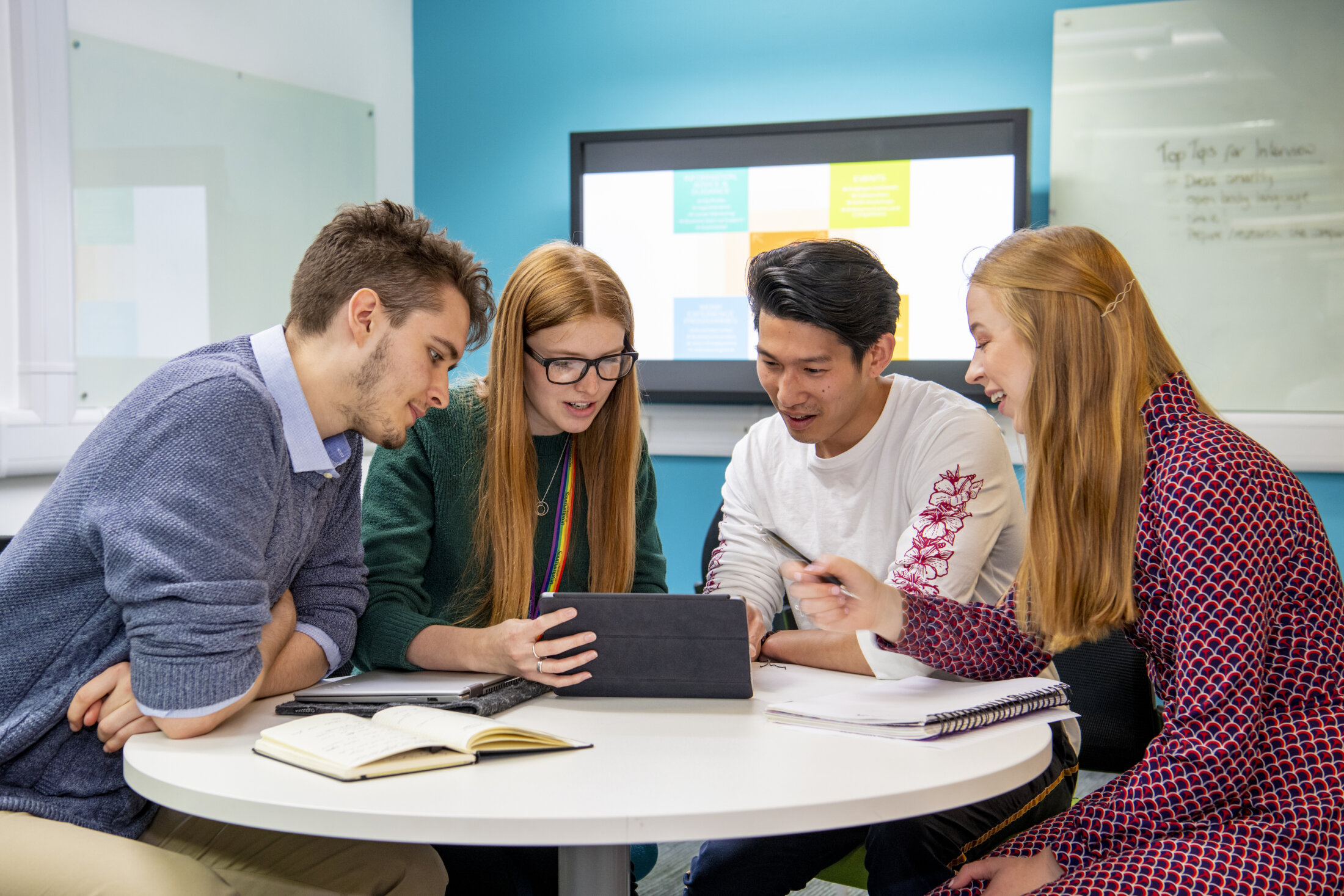 Students with adviser 7